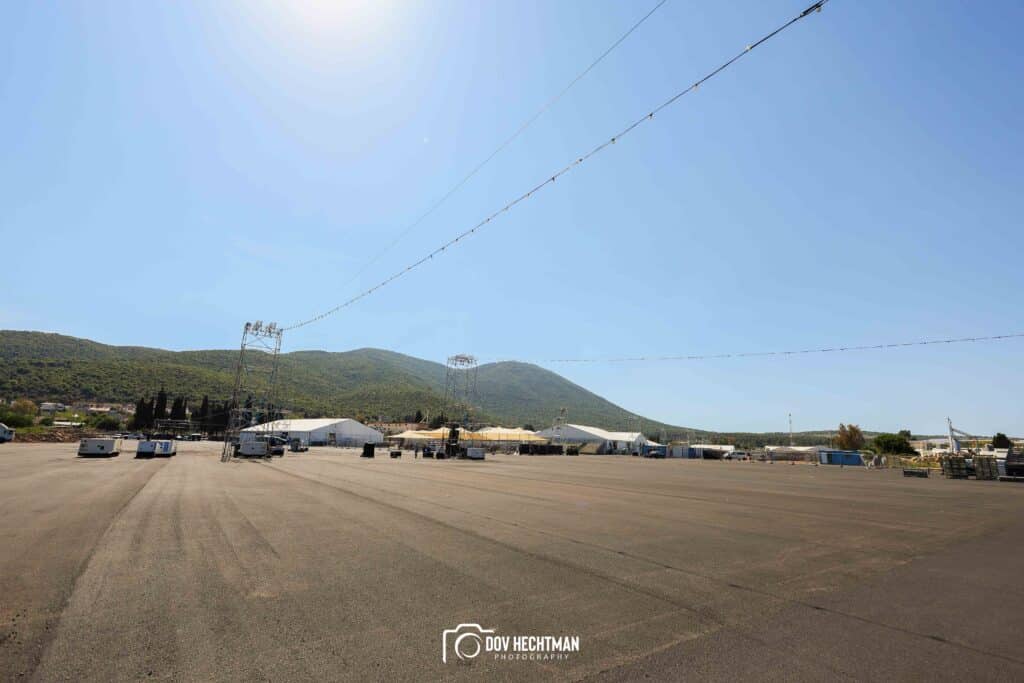10 ימים להילולא שטחי הענק, המאהלים - תיעוד מיוחד מההכנות בהר מירון