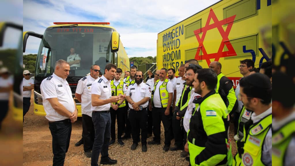 מד"א טיפל בהצלחה וביעילות בעשרות מקרים בהילולת הרשב"י במירון