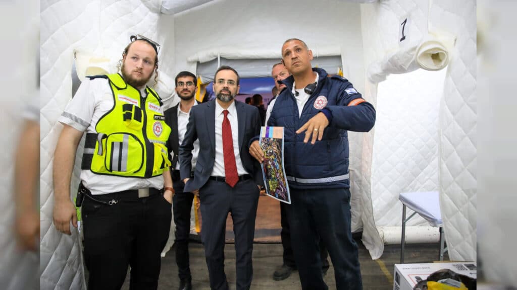 מד"א טיפל בהצלחה וביעילות בעשרות מקרים בהילולת הרשב"י במירון