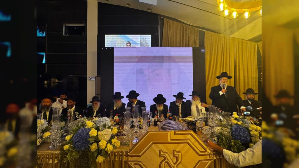 בנו של האב"ד ונשיא בית ההוראה נכנס בעול המצוות בנו של האב"ד ונשיא בית ההוראה נכנס בעול המצוות