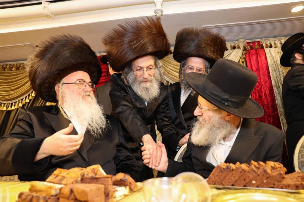 גלריה: המשפיע הגה"צ רבי אלימלך בידרמן בירמץ את נכדו