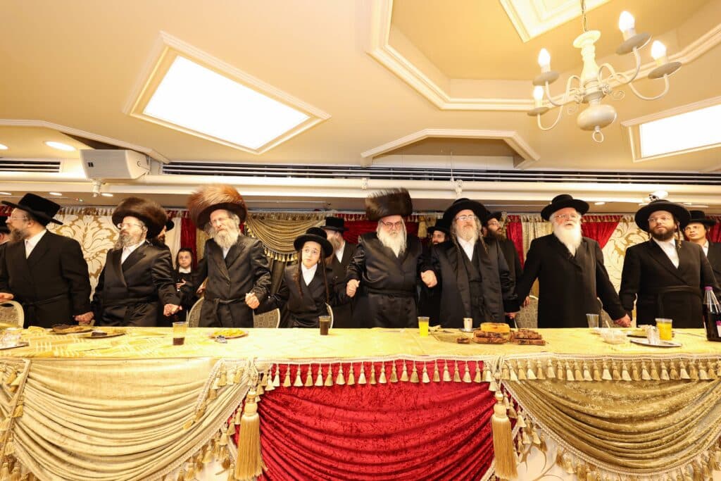 גלריה: המשפיע הגה"צ רבי אלימלך בידרמן בירמץ את נכדו