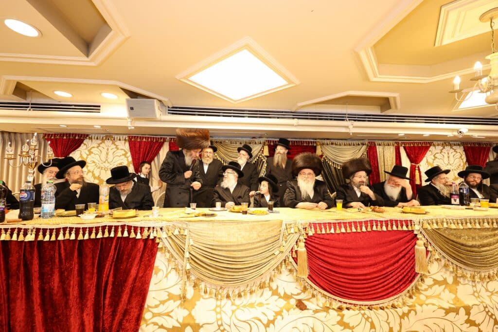 גלריה: המשפיע הגה"צ רבי אלימלך בידרמן בירמץ את נכדו