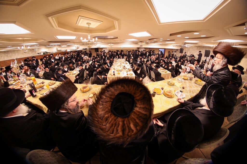 גלריה: המשפיע הגה"צ רבי אלימלך בידרמן בירמץ את נכדו