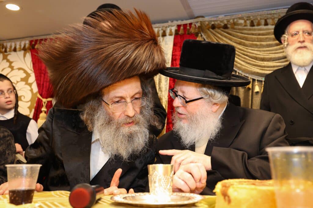 גלריה: המשפיע הגה"צ רבי אלימלך בידרמן בירמץ את נכדו