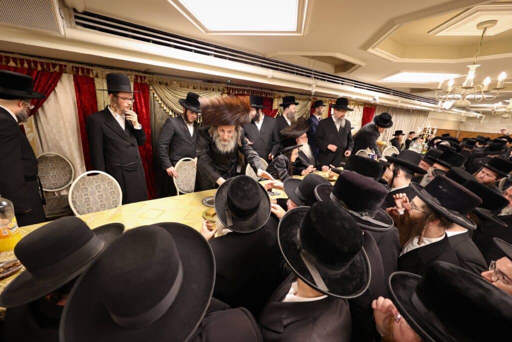 גלריה: המשפיע הגה"צ רבי אלימלך בידרמן בירמץ את נכדו