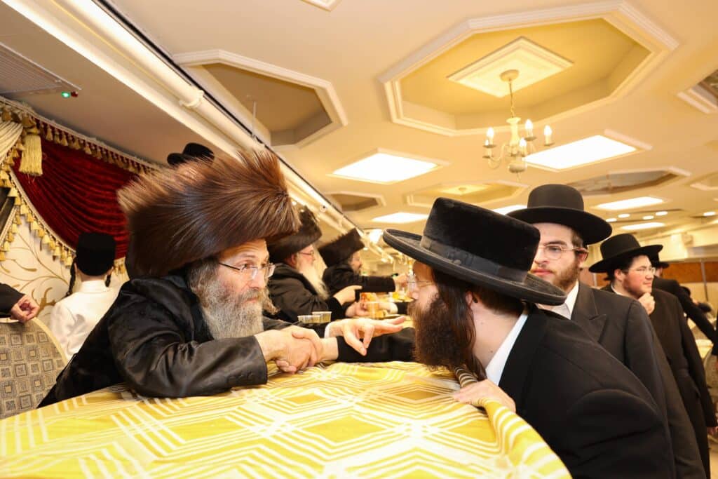 גלריה: המשפיע הגה"צ רבי אלימלך בידרמן בירמץ את נכדו