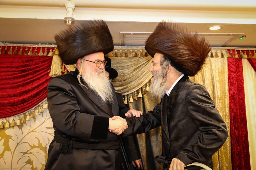 גלריה: המשפיע הגה"צ רבי אלימלך בידרמן בירמץ את נכדו