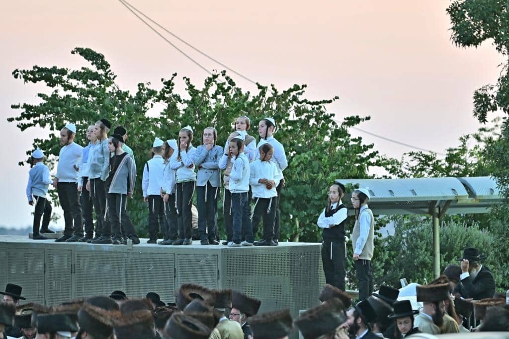 בתולדות א"י חגגו את נישואי בן הזקונים של ראש הישיבה