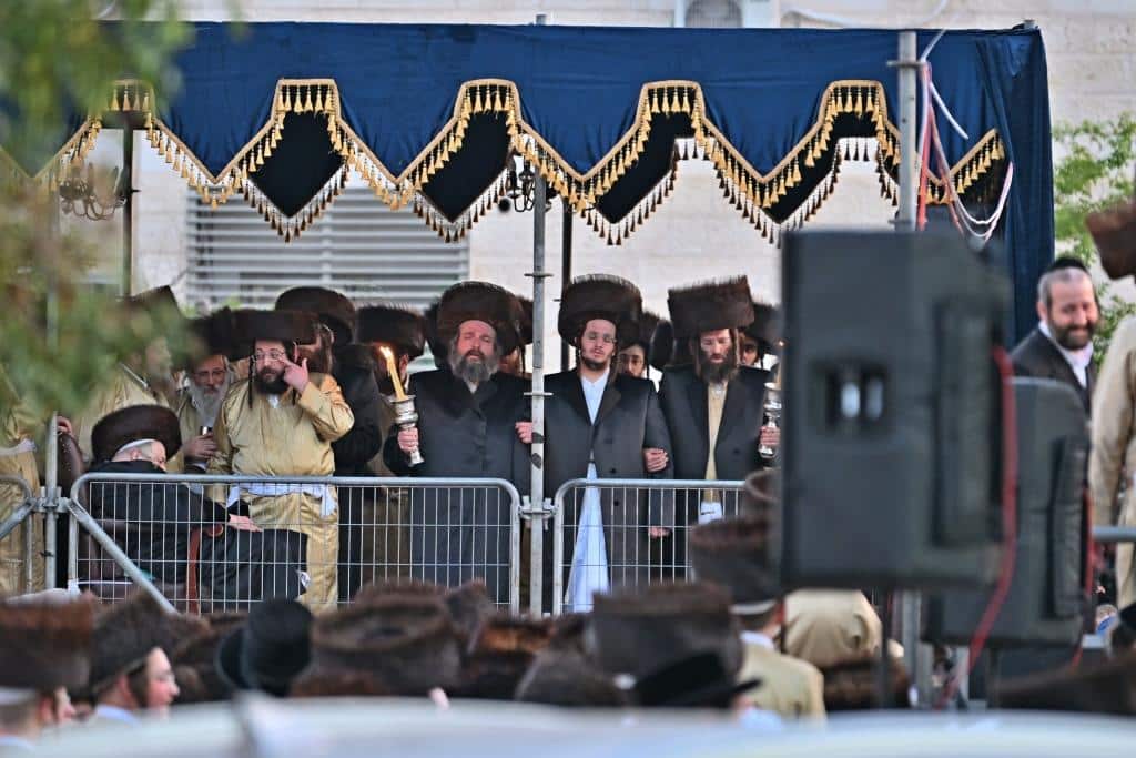 בתולדות א"י חגגו את נישואי בן הזקונים של ראש הישיבה