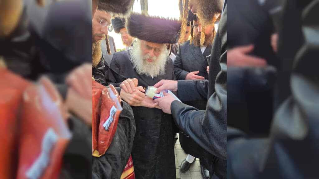 שבועות במעזיבוז': מאות חגגו מתן תורה בציון הבעל שם טוב