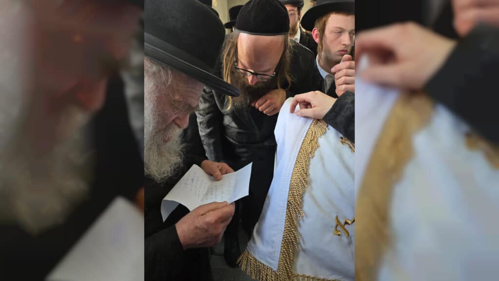 שבועות במעזיבוז': מאות חגגו מתן תורה בציון הבעל שם טוב