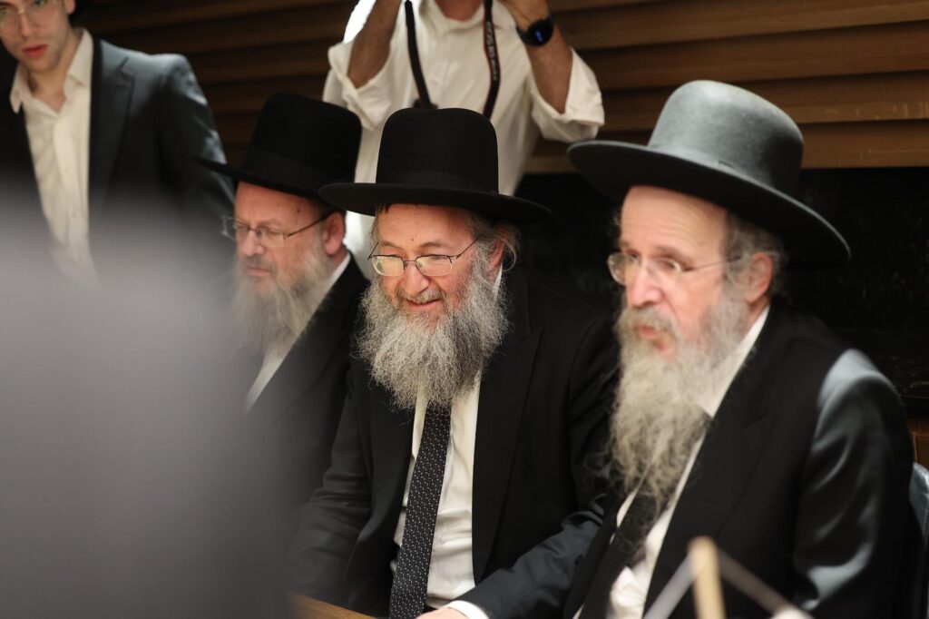 עשרות ראשי הישיבות קיבלו את פני מרן ראש הישיבה