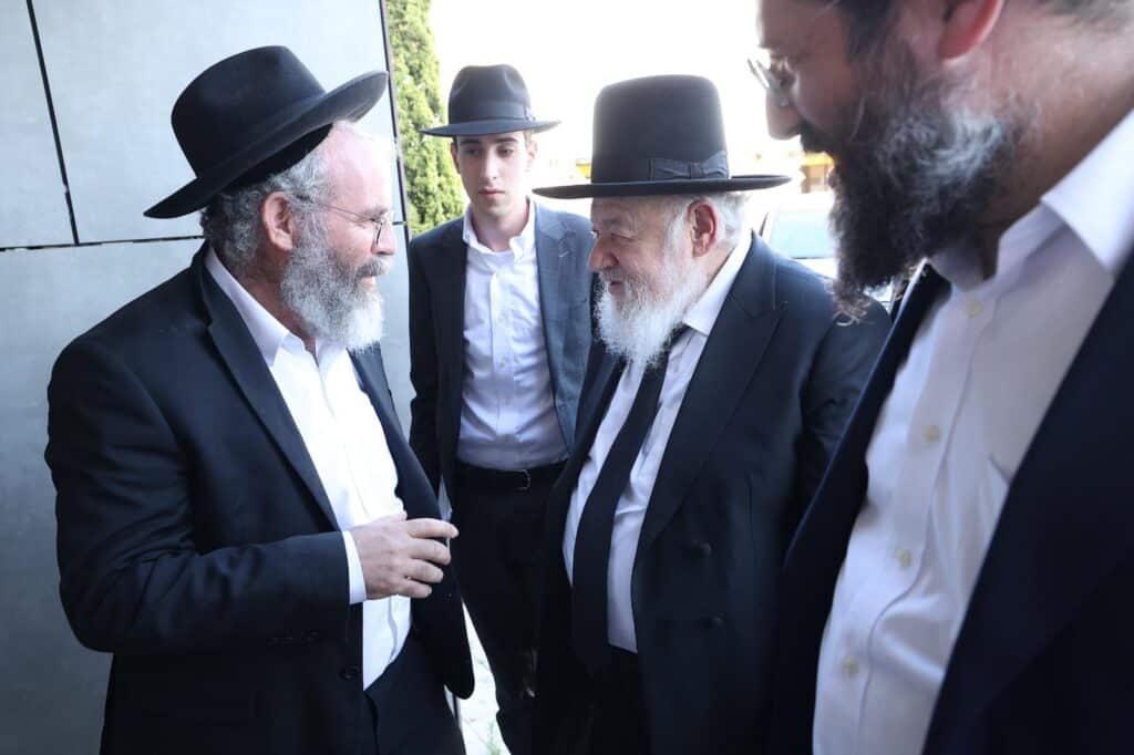 עשרות ראשי הישיבות קיבלו את פני מרן ראש הישיבה