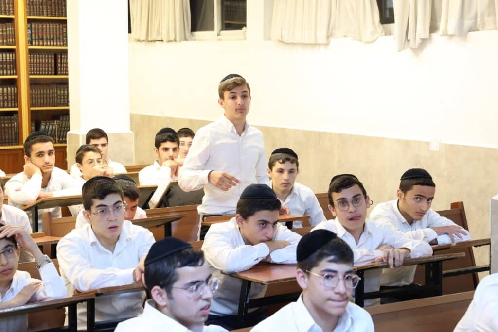 יו"ר ש"ס התפלפל בלימוד עם השפיצים הספרדים