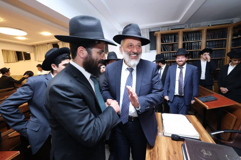 יו"ר ש"ס התפלפל בלימוד עם השפיצים הספרדים