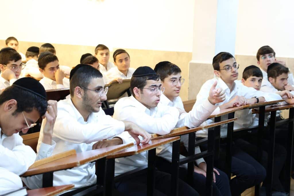 יו"ר ש"ס התפלפל בלימוד עם השפיצים הספרדים