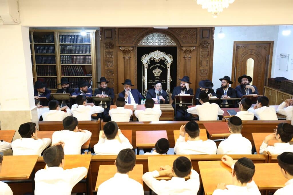 יו"ר ש"ס התפלפל בלימוד עם השפיצים הספרדים