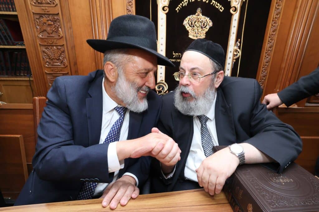 יו"ר ש"ס התפלפל בלימוד עם השפיצים הספרדים