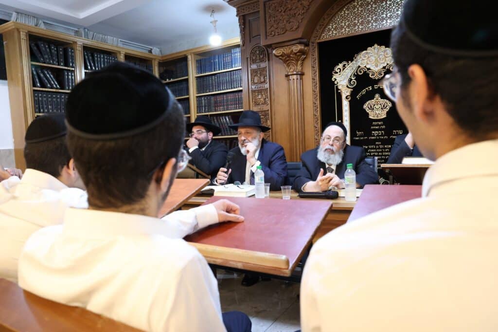 יו"ר ש"ס התפלפל בלימוד עם השפיצים הספרדים