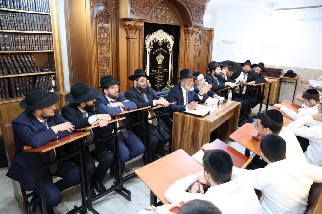 יו"ר ש"ס התפלפל בלימוד עם השפיצים הספרדים