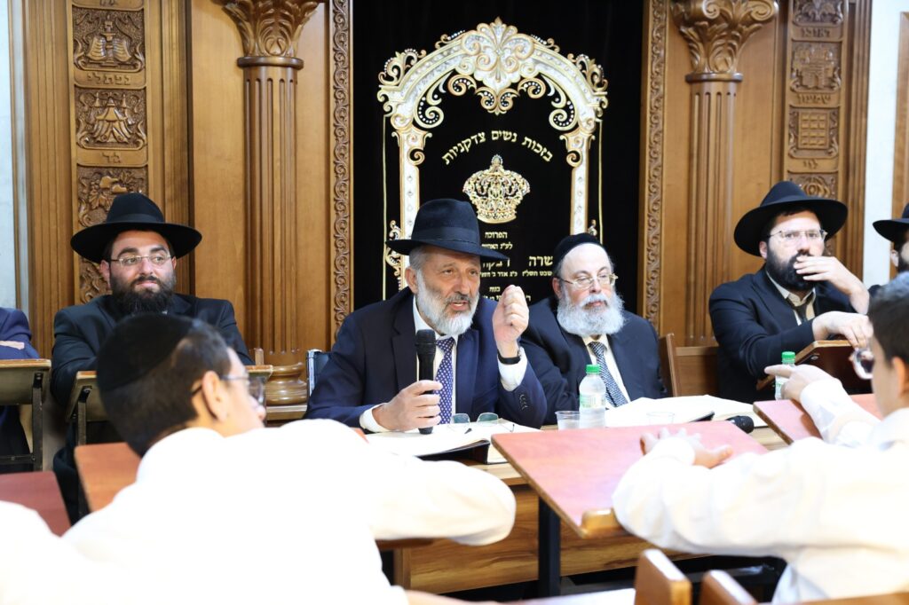 יו"ר ש"ס התפלפל בלימוד עם השפיצים הספרדים