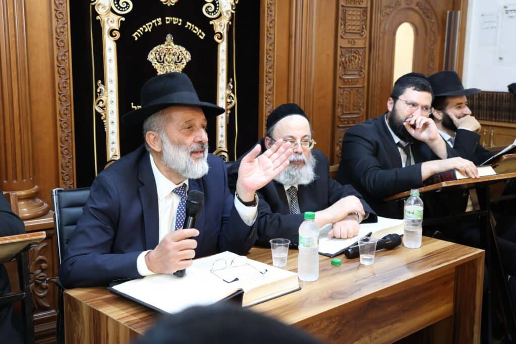 יו"ר ש"ס התפלפל בלימוד עם השפיצים הספרדים