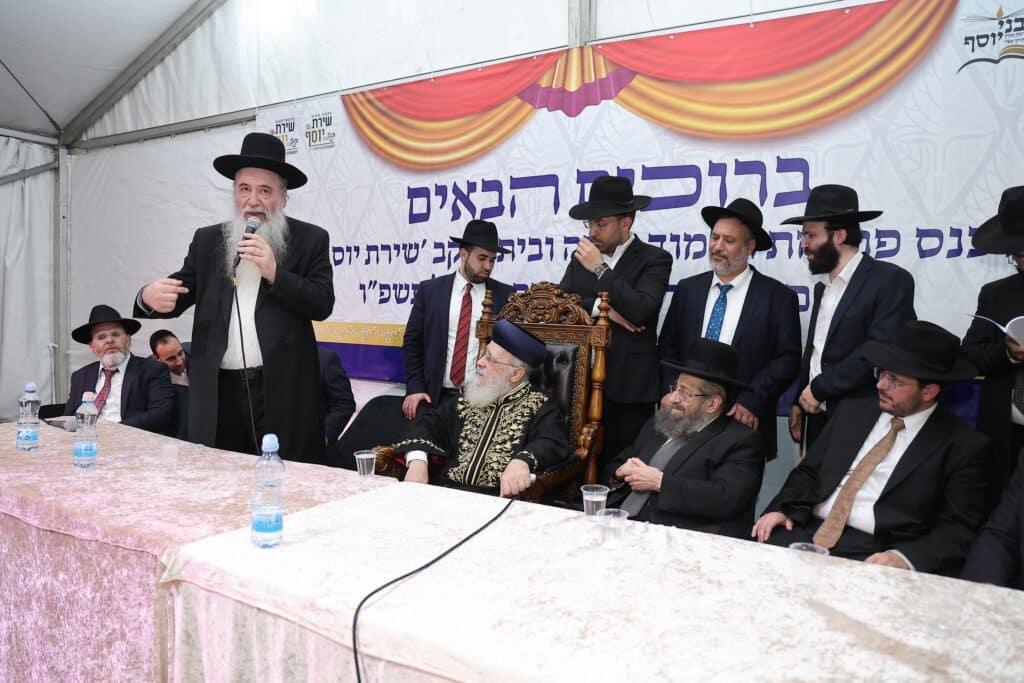 בשכונה החדשה: הראשון לציון השתתף בפתיחת הת"ת