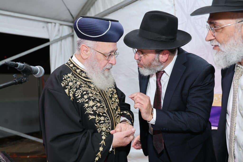 בשכונה החדשה: הראשון לציון השתתף בפתיחת הת"ת