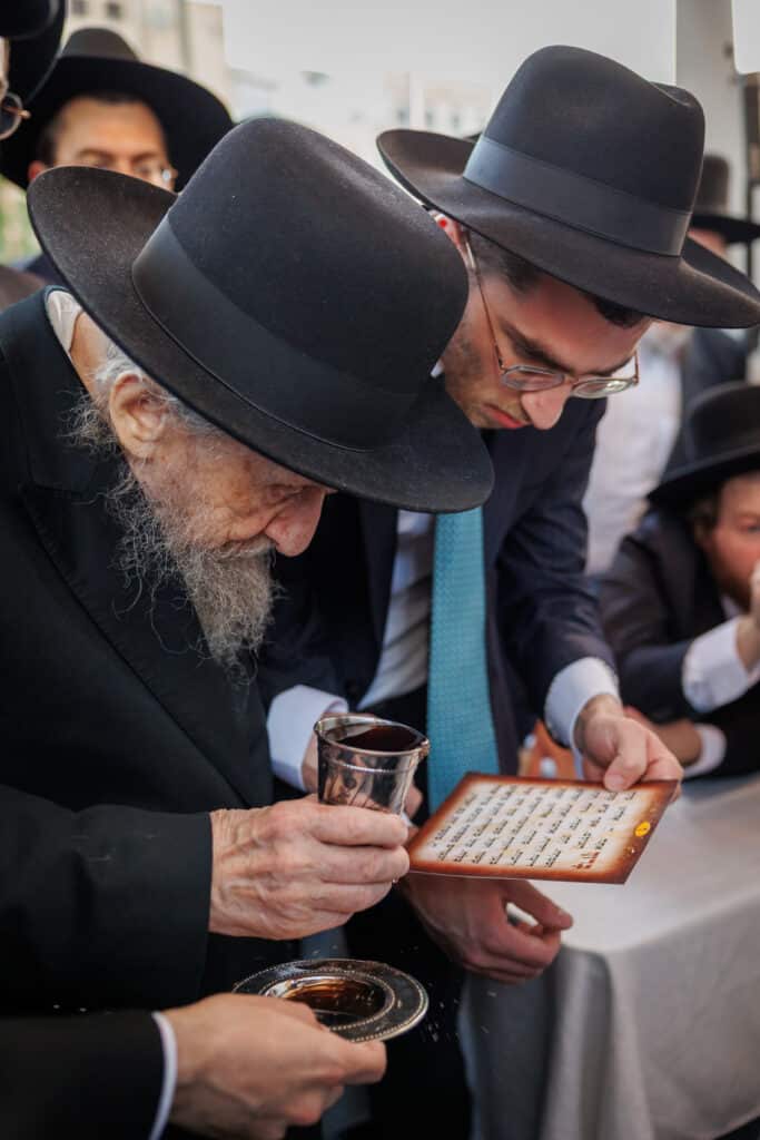 שמחת דגל התורה: נישואי נינו הראשון של מרן הגר״ד לנדו