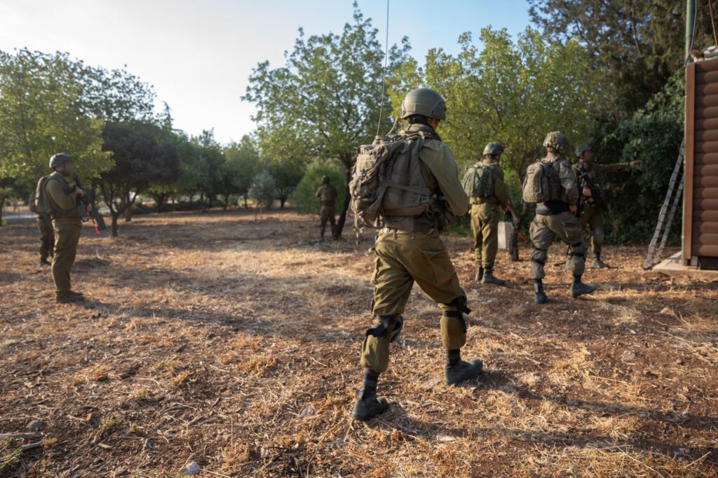 תיעודים מהתרגיל של כוחות צה"ל במרחב רמת הגולן