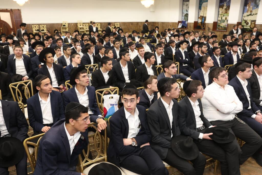 אלפי בחורי ישיבות מירושלים השתתפו במעמדי הכנה לישיבות