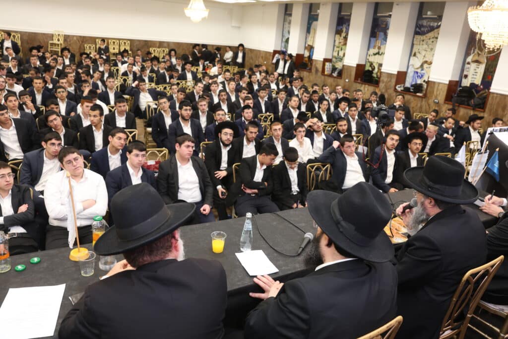 אלפי בחורי ישיבות מירושלים השתתפו במעמדי הכנה לישיבות