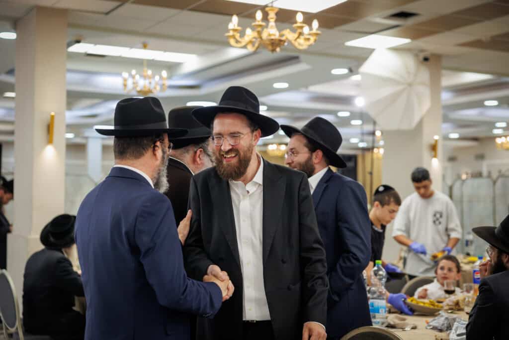 שמחת דגל התורה: נישואי נינו הראשון של מרן הגר״ד לנדו