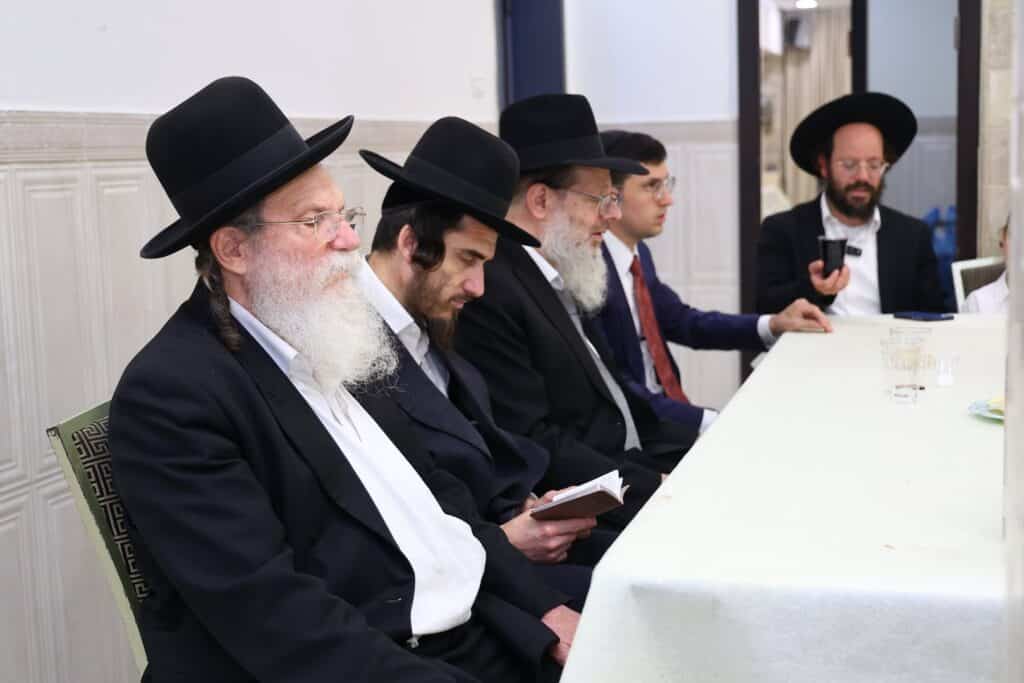 חיפה: שמחת הברית לנכד גאב"ד בני ברק וחתן ראש הכולל