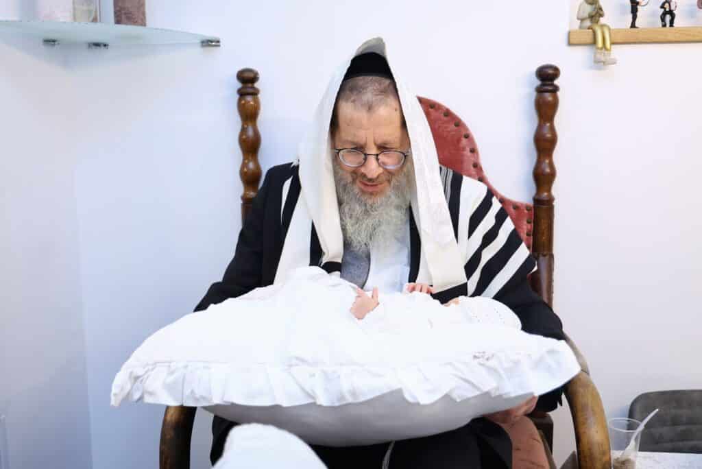 חיפה: שמחת הברית לנכד גאב"ד בני ברק וחתן ראש הכולל