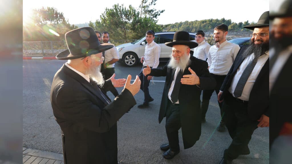 התלמידים מישיבת לבב חכמה נבחנו אצל חבר המועצת