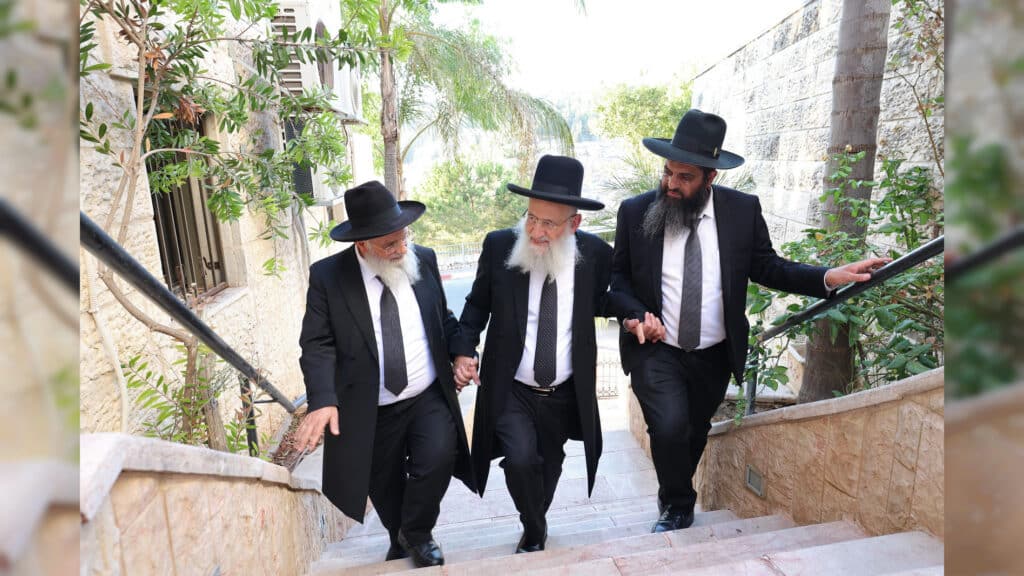 התלמידים מישיבת לבב חכמה נבחנו אצל חבר המועצת