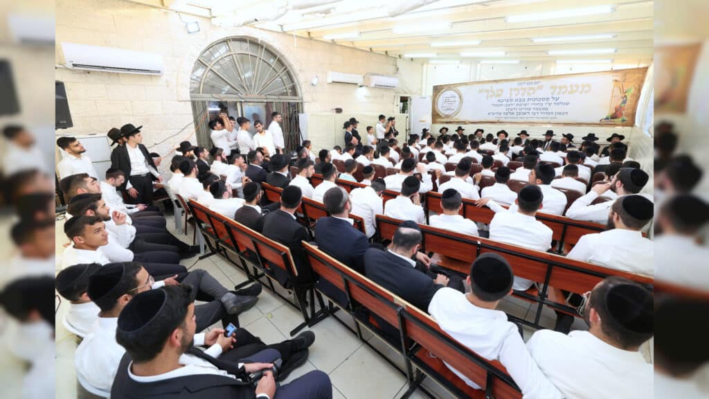 התלמידים מישיבת לבב חכמה נבחנו אצל חבר המועצת