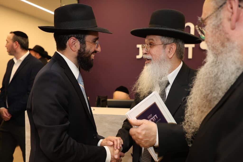 חנוכת המרכז החדש של מכון דורות, במעמד גדולי ישראל, רבנים ואישי צבור