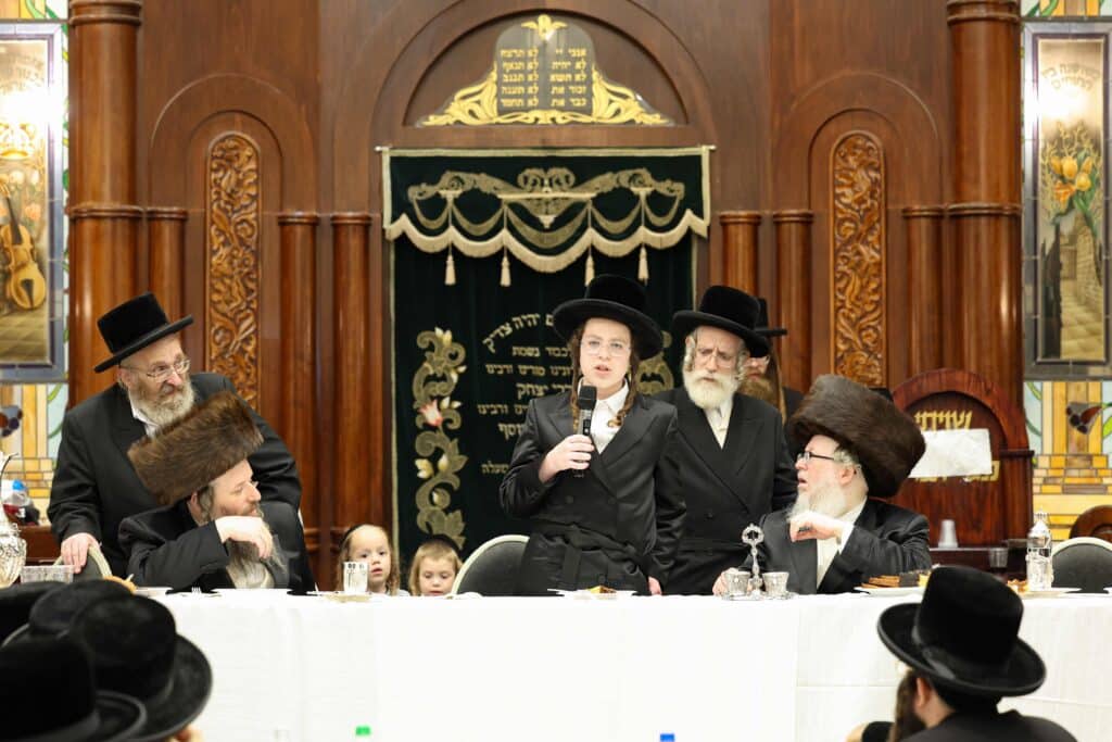 בביהמ"ד הגדול: בבוהוש חגגו בר מצוה לנכד האדמו"ר