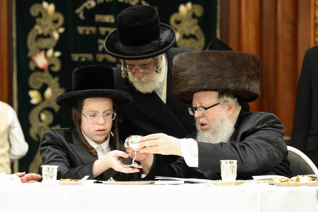 בביהמ"ד הגדול: בבוהוש חגגו בר מצוה לנכד האדמו"ר