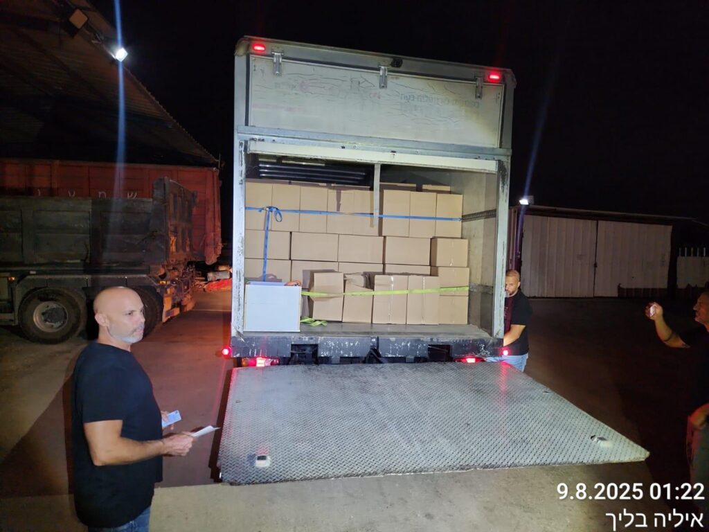 משאית עם מעל 100,000 ביצים נתפסה בואדי ערה