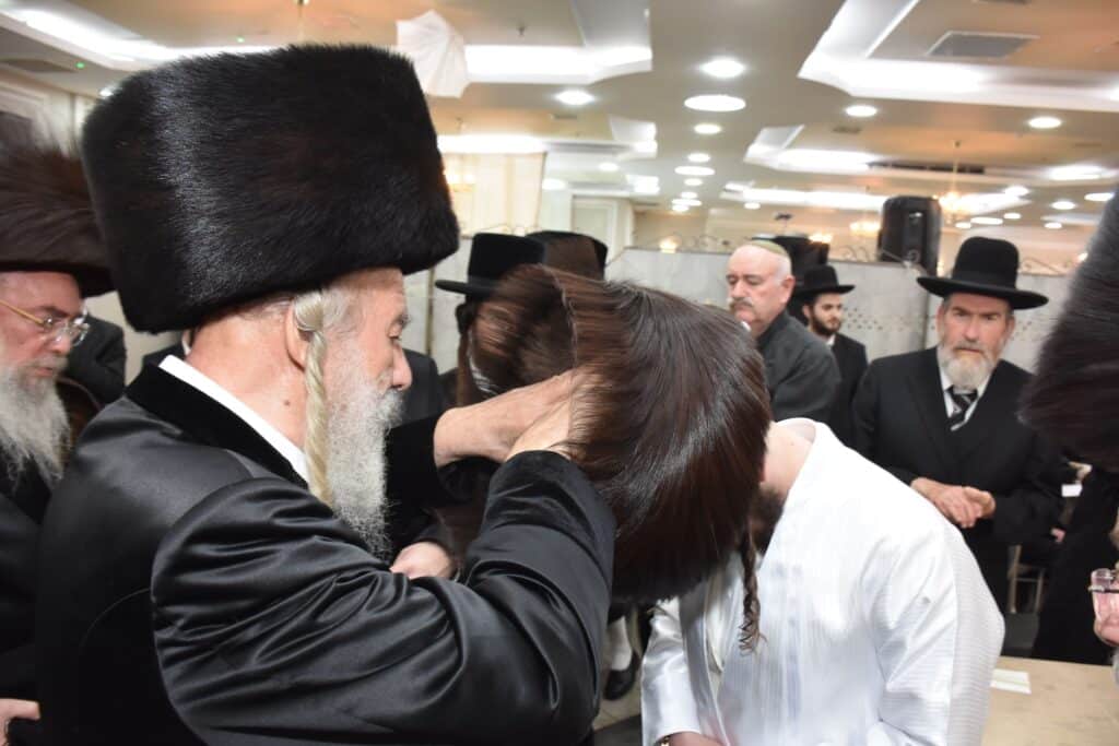 שמחת החתונה לנכדת כ"ק מרן אדמו"ר מאשלג שליט"א