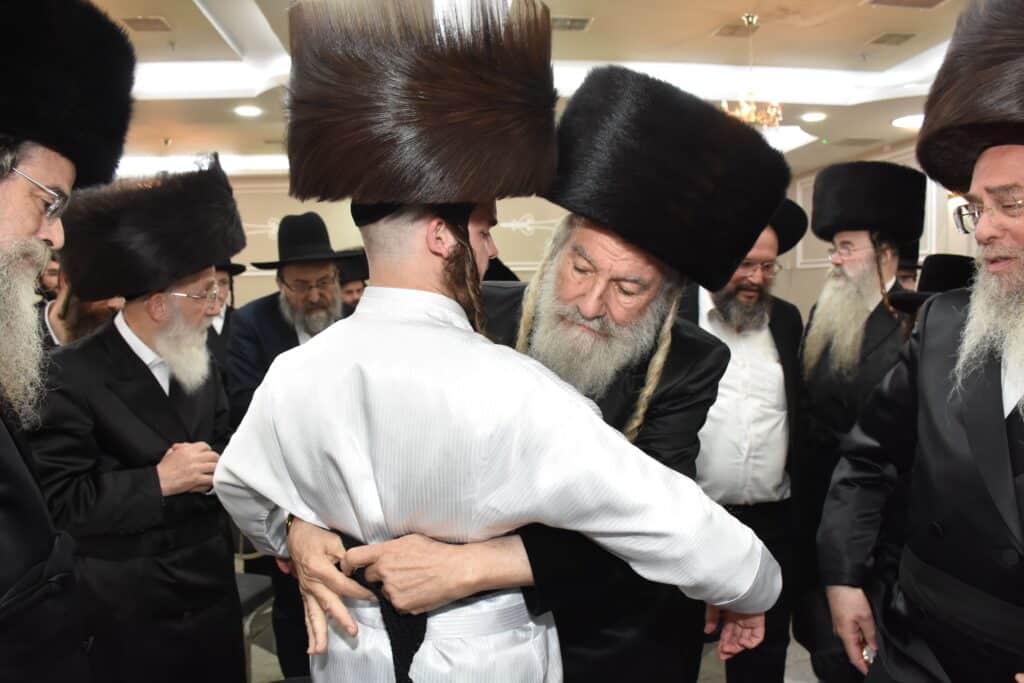 שמחת החתונה לנכדת כ"ק מרן אדמו"ר מאשלג שליט"א