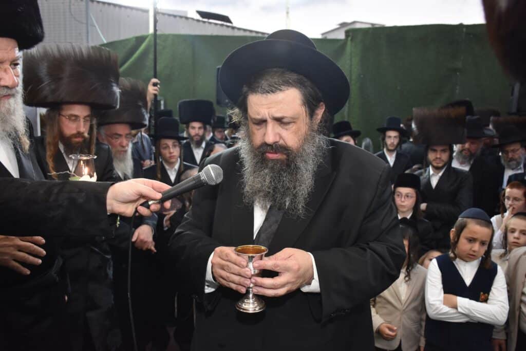 שמחת החתונה לנכדת כ"ק מרן אדמו"ר מאשלג שליט"א