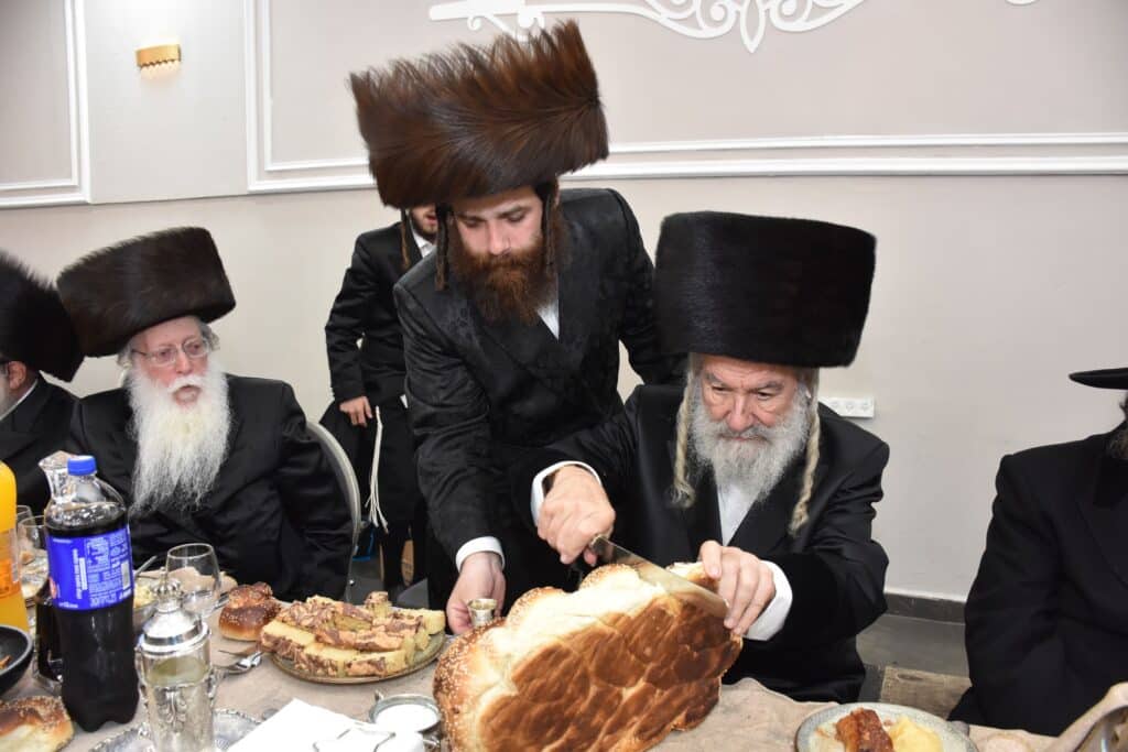 שמחת החתונה לנכדת כ"ק מרן אדמו"ר מאשלג שליט"א