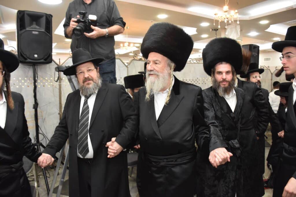 שמחת החתונה לנכדת כ"ק מרן אדמו"ר מאשלג שליט"א