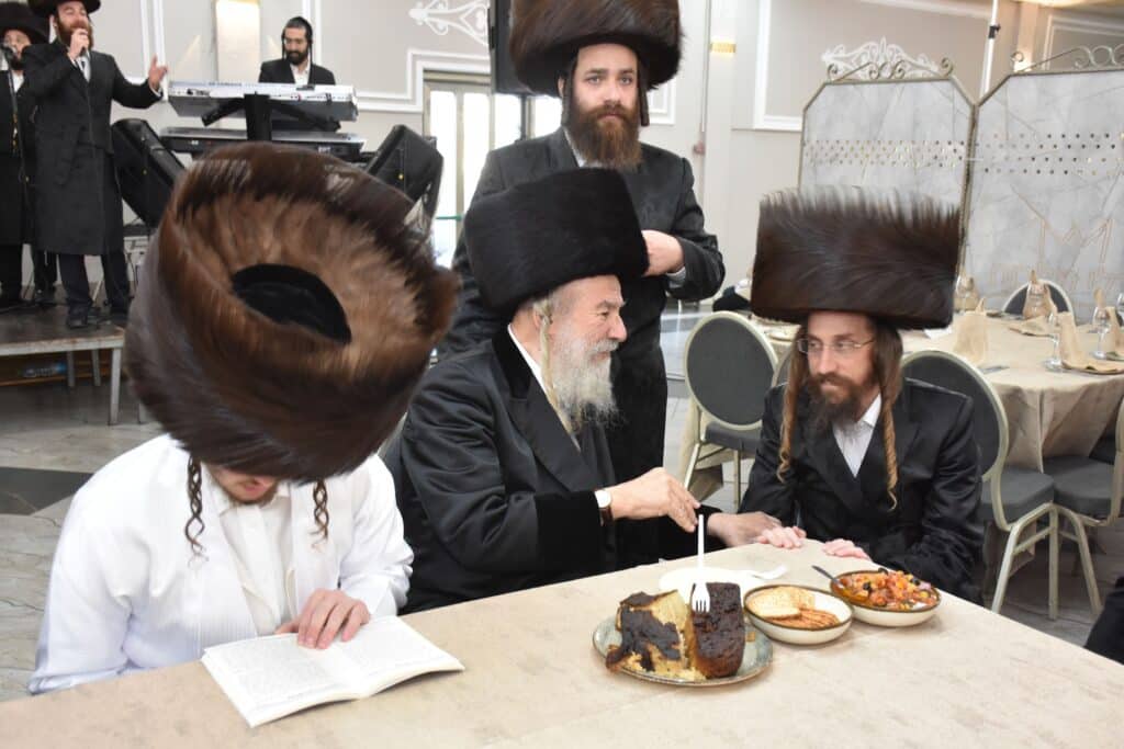 שמחת החתונה לנכדת כ"ק מרן אדמו"ר מאשלג שליט"א