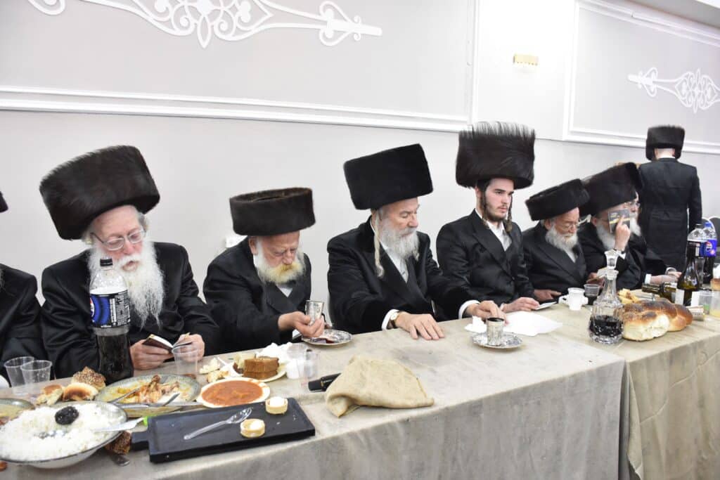 שמחת החתונה לנכדת כ"ק מרן אדמו"ר מאשלג שליט"א